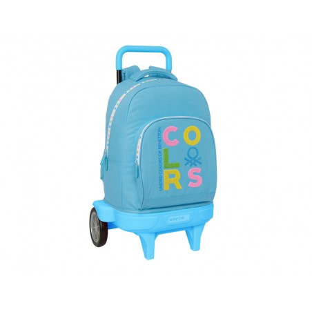 Mochila safta grande con ruedas compact evolution extraible benetton spring 220x330x450 mm