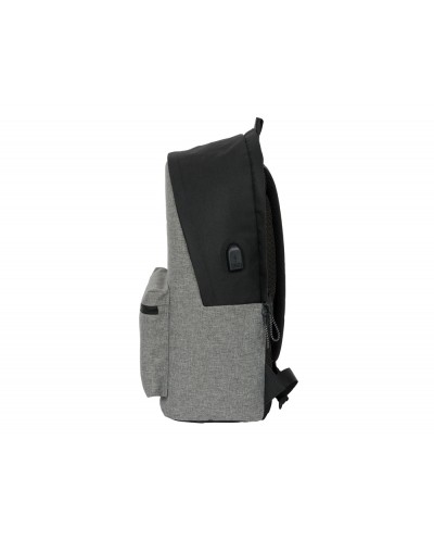 Mochila safta doble para portatil 156 usb ecko unltd rhino 180x310x440 mm