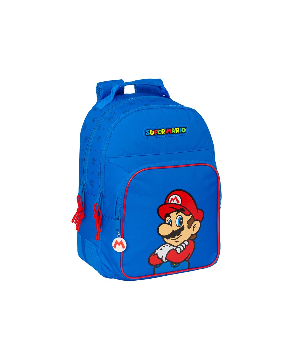 Mochila safta doble con cantoneras adaptable a carro super mario play 150x320x420 mm