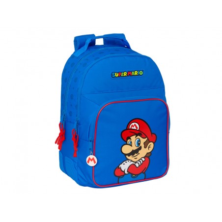 Mochila safta doble con cantoneras adaptable a carro super mario play 150x320x420 mm