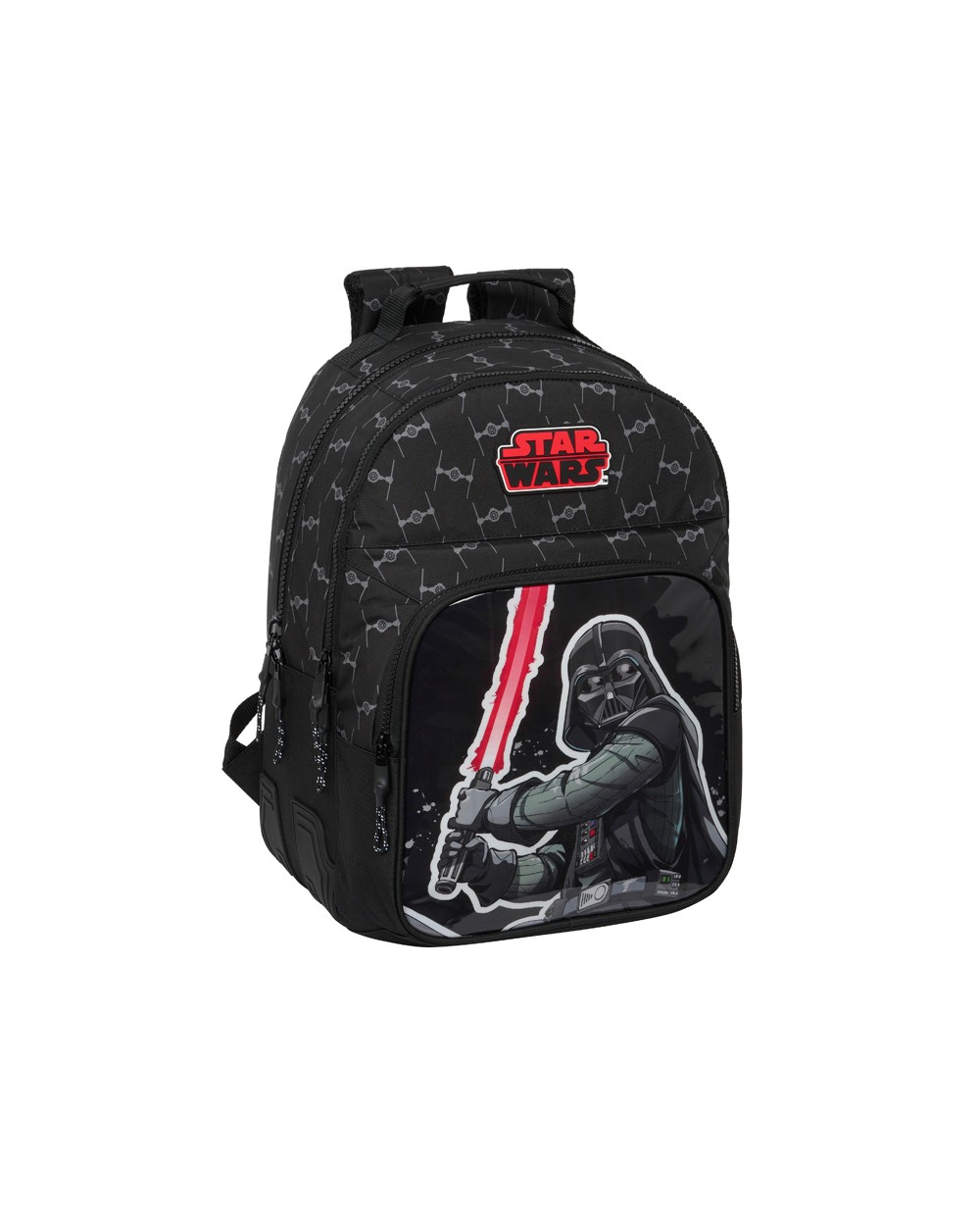 Mochila safta doble con cantoneras adaptable a carro star wars the fighter 150x320x420 mm