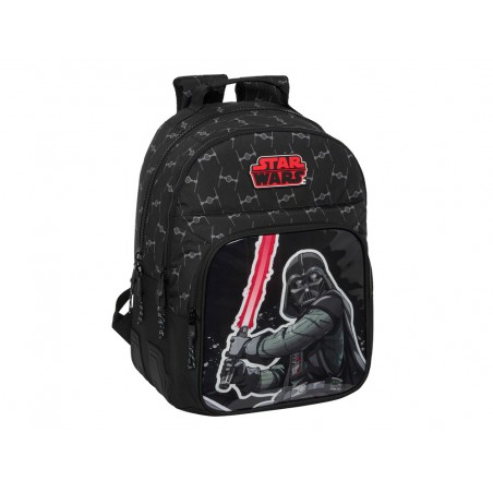 Mochila safta doble con cantoneras adaptable a carro star wars the fighter 150x320x420 mm