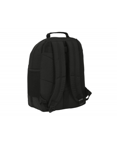 Mochila safta doble con cantoneras adaptable a carro reciclado blackfit8 zone 150x320x420 mm