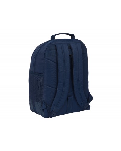 Mochila safta doble con cantoneras adaptable a carro reciclado blackfit8 authentic 150x320x420 mm