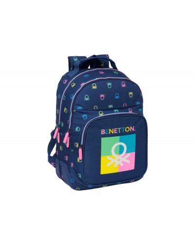 Mochila safta doble con cantoneras adaptable a carro benetton cool 150x320x420 mm