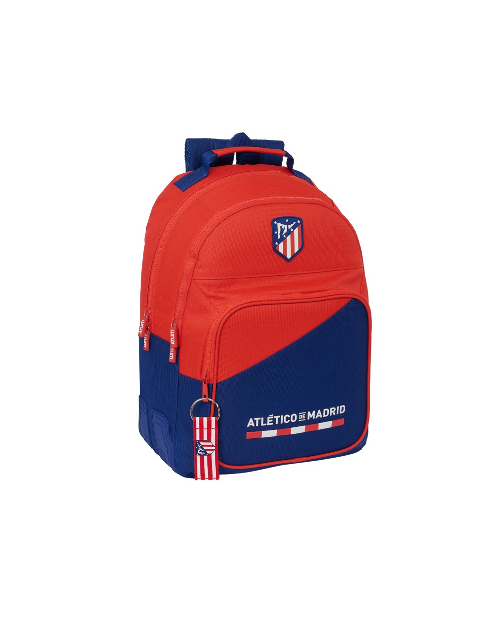 Mochila safta doble con cantoneras adaptable a carro atletico de madrid 150x320x420 mm