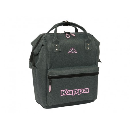 Mochila safta con asas para portatil 13 kappa silver pink 190x270x400 mm