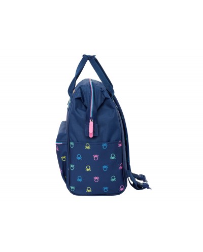 Mochila safta con asas para portatil 13 benetton cool 190x270x400 mm