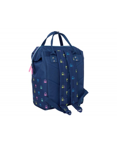 Mochila safta con asas para portatil 13 benetton cool 190x270x400 mm