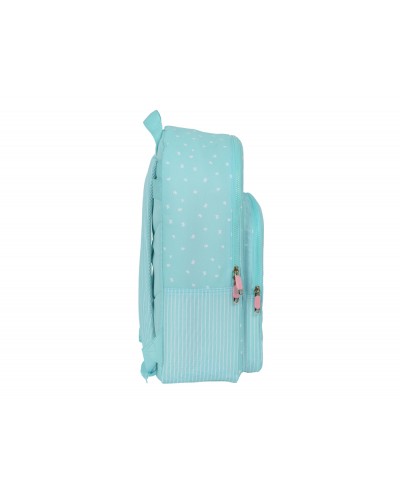 Mochila safta adaptable a carro reciclado moos butterflies 140x300x460 mm