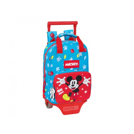 Mochila safta 765 con carro 805 mickey mouse fantastic 80x200x280 mm