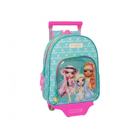 Mochila safta 609 con carro 705 rainbow high paradise 100x280x340 mm