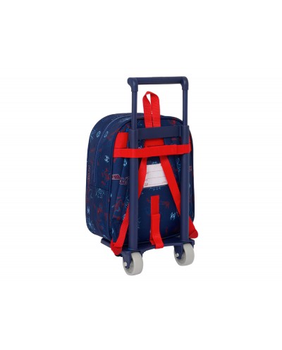 Mochila safta 232 con carro 805 spider man neon 100x220x270 mm