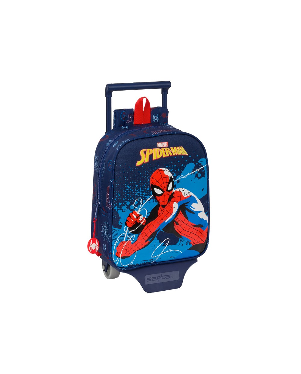 Mochila safta 232 con carro 805 spider man neon 100x220x270 mm