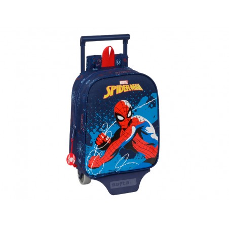 Mochila safta 232 con carro 805 spider man neon 100x220x270 mm