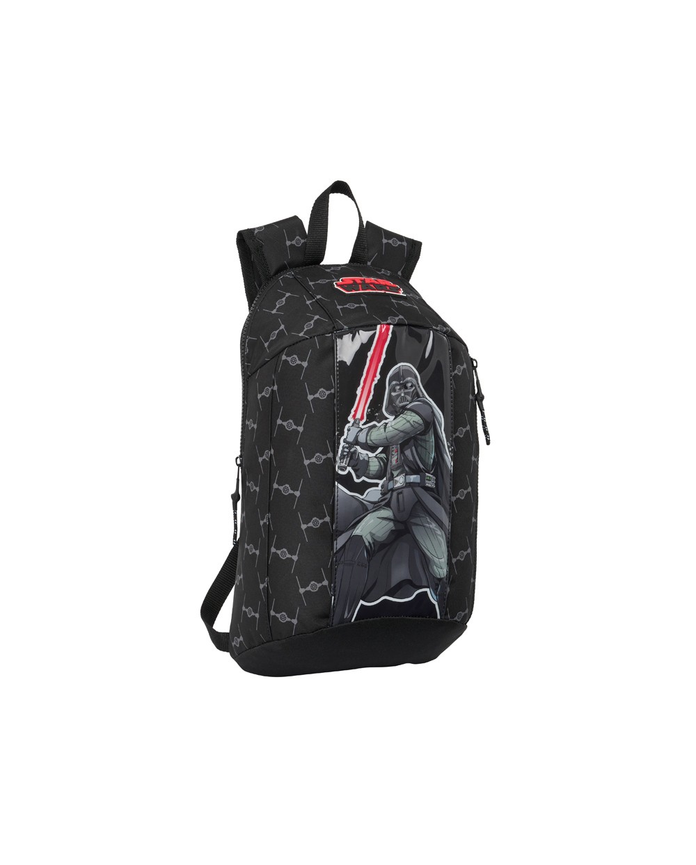 Mini mochila safta con cremallera vertical star wars the fighter 100x220x390 mm