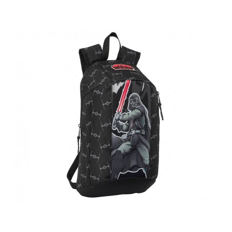 Mini mochila safta con cremallera vertical star wars the fighter 100x220x390 mm