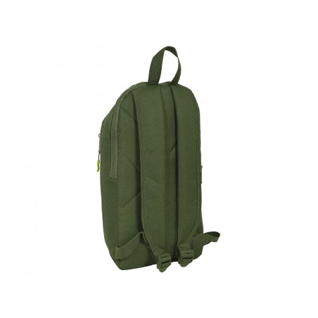 Mini mochila safta con cremallera vertical munich bright khaki 100x220x390 mm