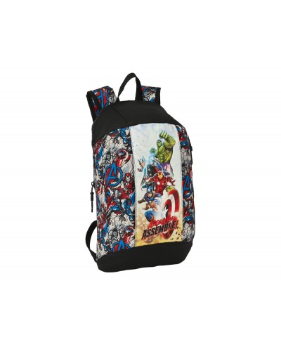 Mini mochila safta con cremallera vertical avengers forever 100x220x390 mm