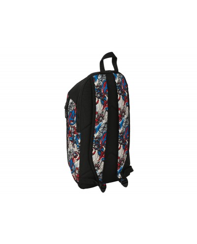 Mini mochila safta con cremallera vertical avengers forever 100x220x390 mm