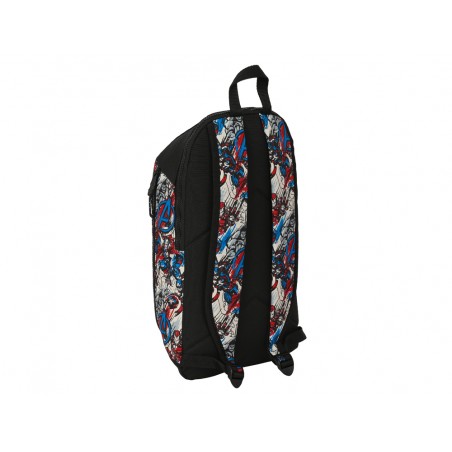 Mini mochila safta con cremallera vertical avengers forever 100x220x390 mm