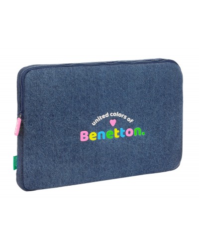 Funda para portatil 156 safta benetton denim 35x395x275 mm
