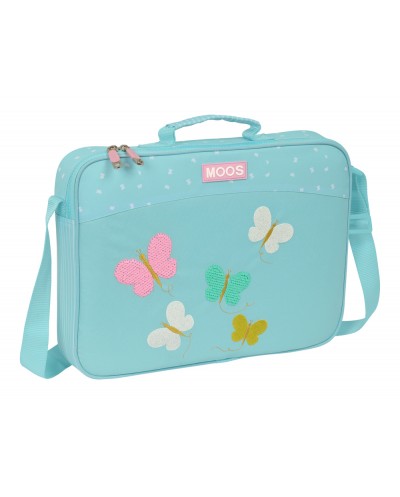 Cartera safta extraescolares reciclado moos butterflies 60x380280 mm