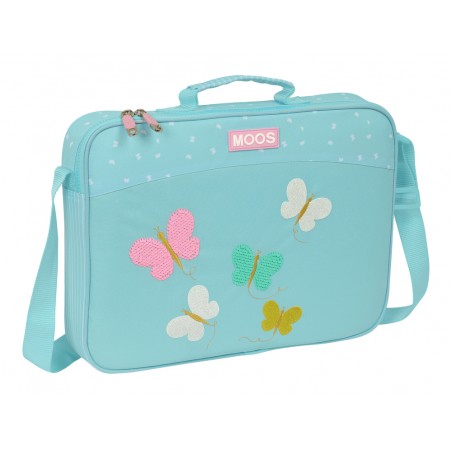 Cartera safta extraescolares reciclado moos butterflies 60x380280 mm