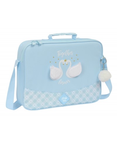 Cartera safta extraescolares glowlab cisnes 60x380280 mm