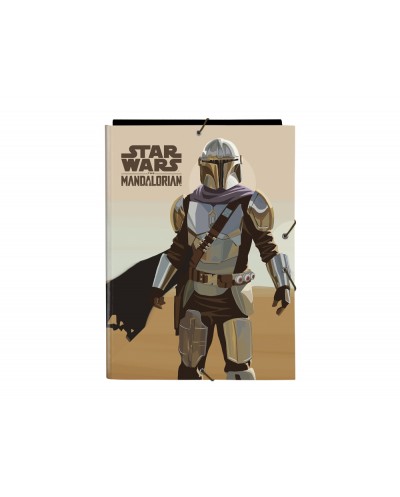 Carpeta safta gomas folio tres solapas the mandalorian this is the way 25x260x335 mm