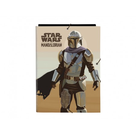 Carpeta safta gomas folio tres solapas the mandalorian this is the way 25x260x335 mm