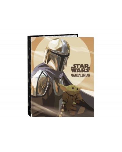 Carpeta safta carton folio 4 anillas mixtas the mandalorian this is the way 40x265x330 mm