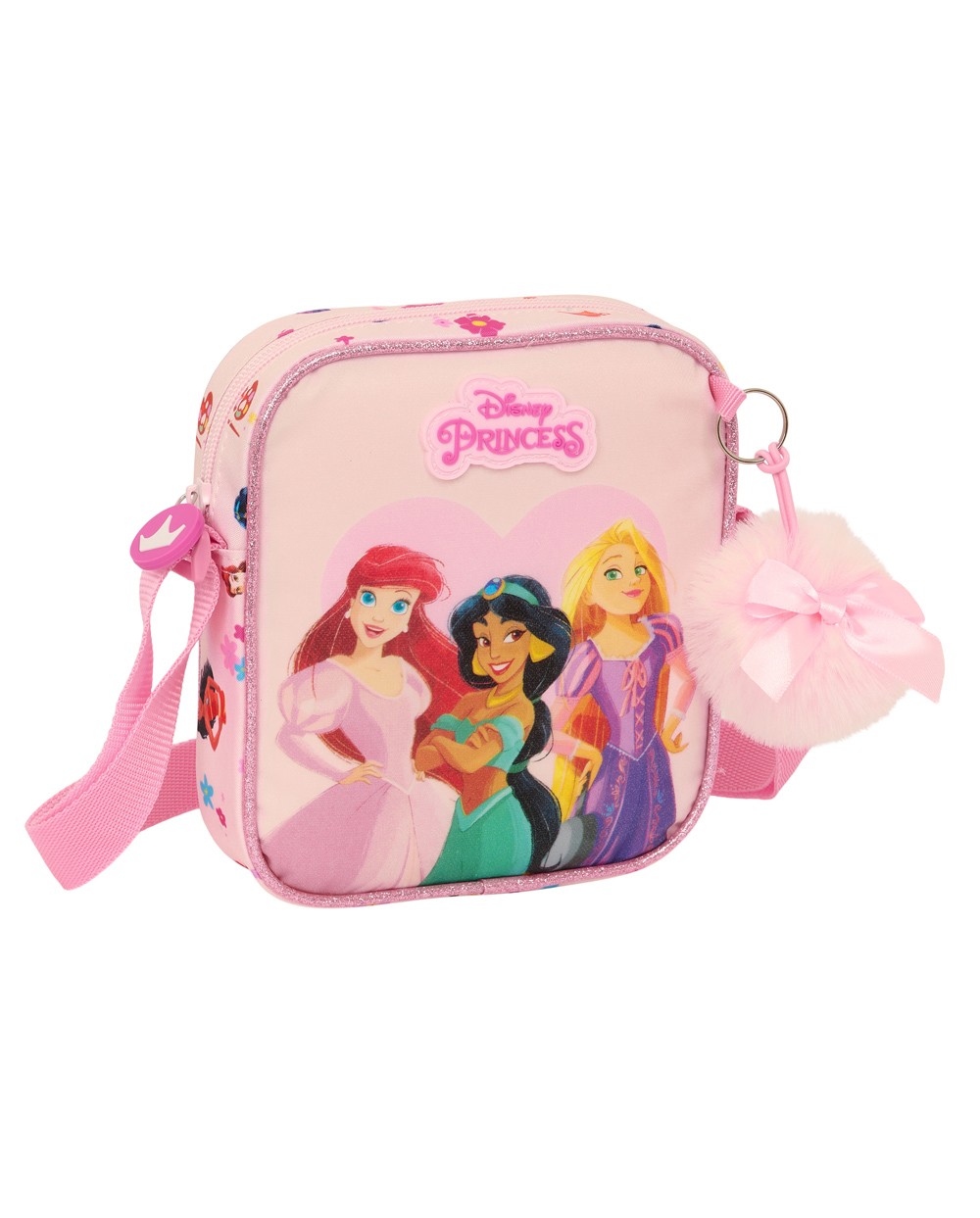 Bolso bandolera safta princesas disney summer adventures 40x160x180 mm