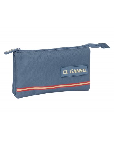 Bolso escolar portatodo safta triple el ganso basics 30x220x120 mm