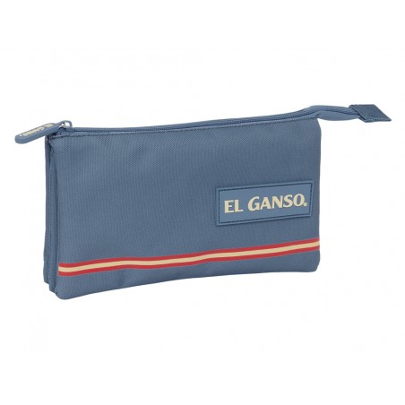 Bolso escolar portatodo safta triple el ganso basics 30x220x120 mm