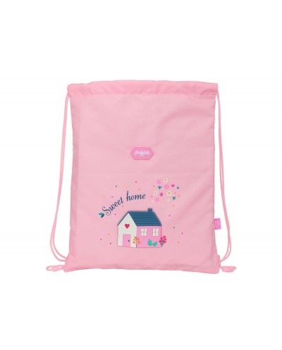 Saco plano safta junior reciclado glowlab kids sweet home 10x260x340 mm