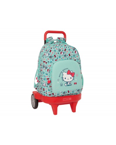 Mochila safta grande con ruedas compact evolution extraible hello kitty sea lovers 220x330x450 mm