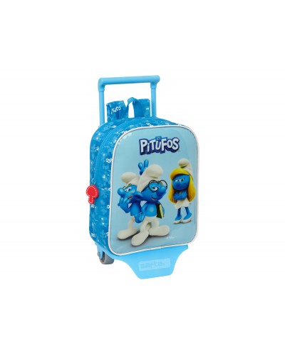 Mochila safta 232 con carro 805 los pitufos 100x220x270 mm