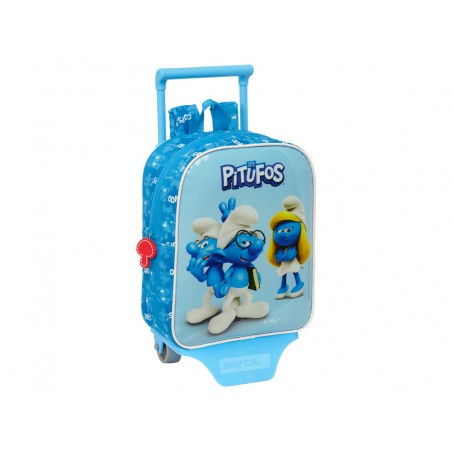 Mochila safta 232 con carro 805 los pitufos 100x220x270 mm