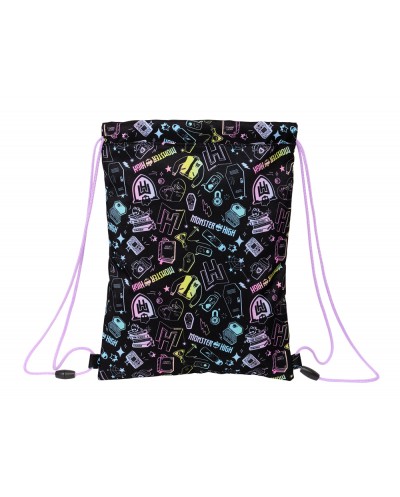 Saco plano safta junior monster high fantastic 10x260x340 mm