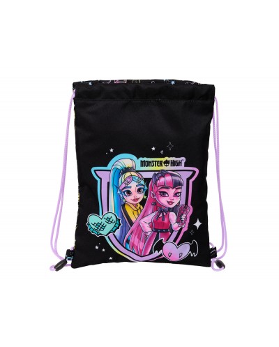 Saco plano safta junior monster high fantastic 10x260x340 mm