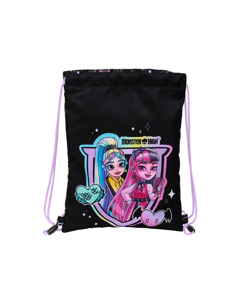 Saco plano safta junior monster high fantastic 10x260x340 mm