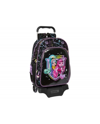 Mochila safta mod 108 con carro 905 monster high fantastic 140x330x420 mm