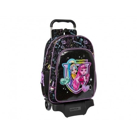 Mochila safta mod 108 con carro 905 monster high fantastic 140x330x420 mm