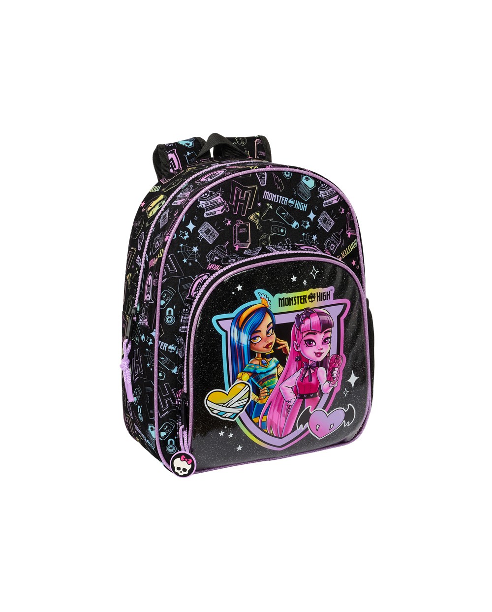 Mochila safta infantil adaptable a carro monster high fantastic 100x280x340 mm