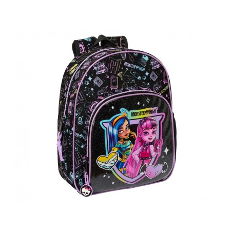 Mochila safta infantil adaptable a carro monster high fantastic 100x280x340 mm