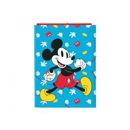 Carpeta safta gomas folio tres solapas mickey mouse fantastic 25x260x335 mm