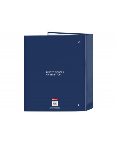 Carpeta safta carton folio 4 anillas lomo ancho benetton cool 60x270x300 mm