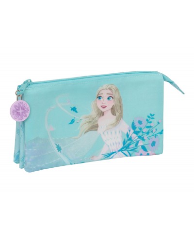 Bolso escolar portatodo safta triple frozen ii hello spring 30x220x120 mm