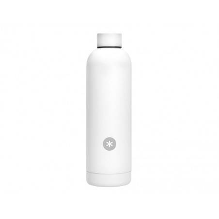 Botella portaliquidos antartik isotermica acero inoxidable libre de bpa color blanco 500 ml